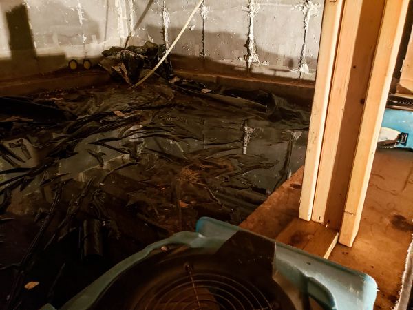 Crawlspace Water Cleanup in Ann Arbor